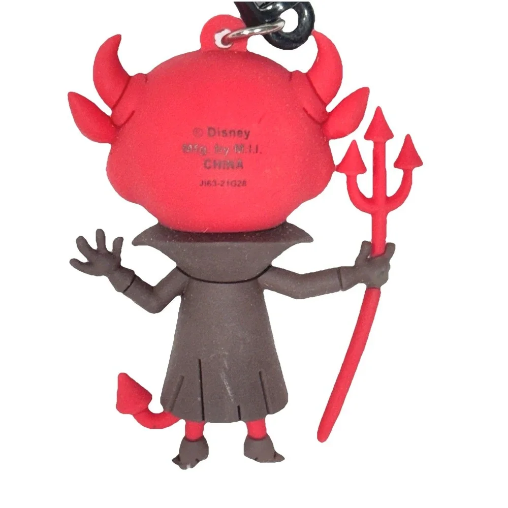 Disney Nightmare Before Christmas Devil 3D Bag Clip‎ Unisex OS Rubber Keychain